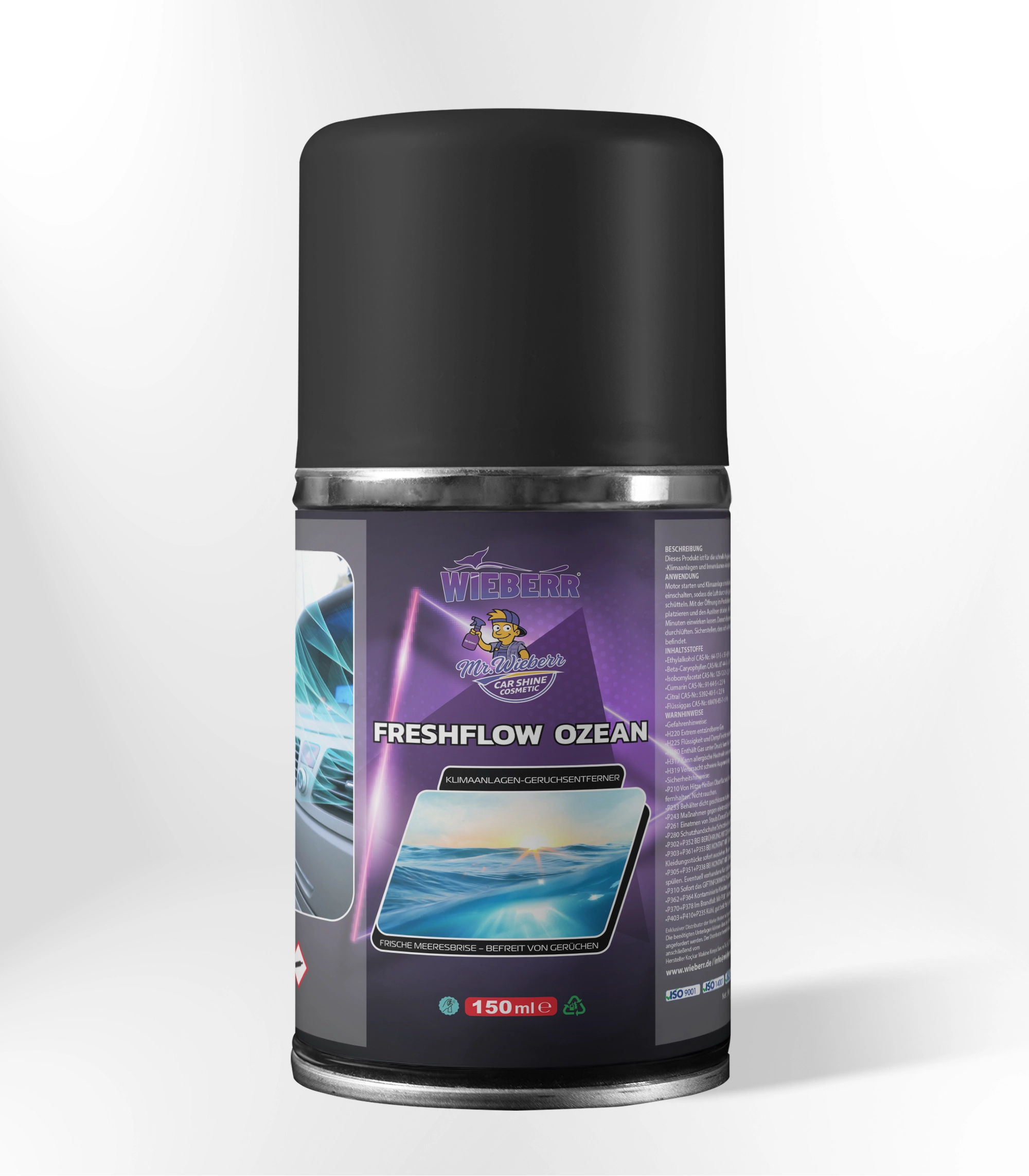 IMG_8900 FRESHFLOW OZEAN–Klimaanlagen Geruchsentferner 150ml – Bild 1
